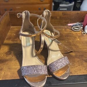 Betsey Johnson sparkly heels